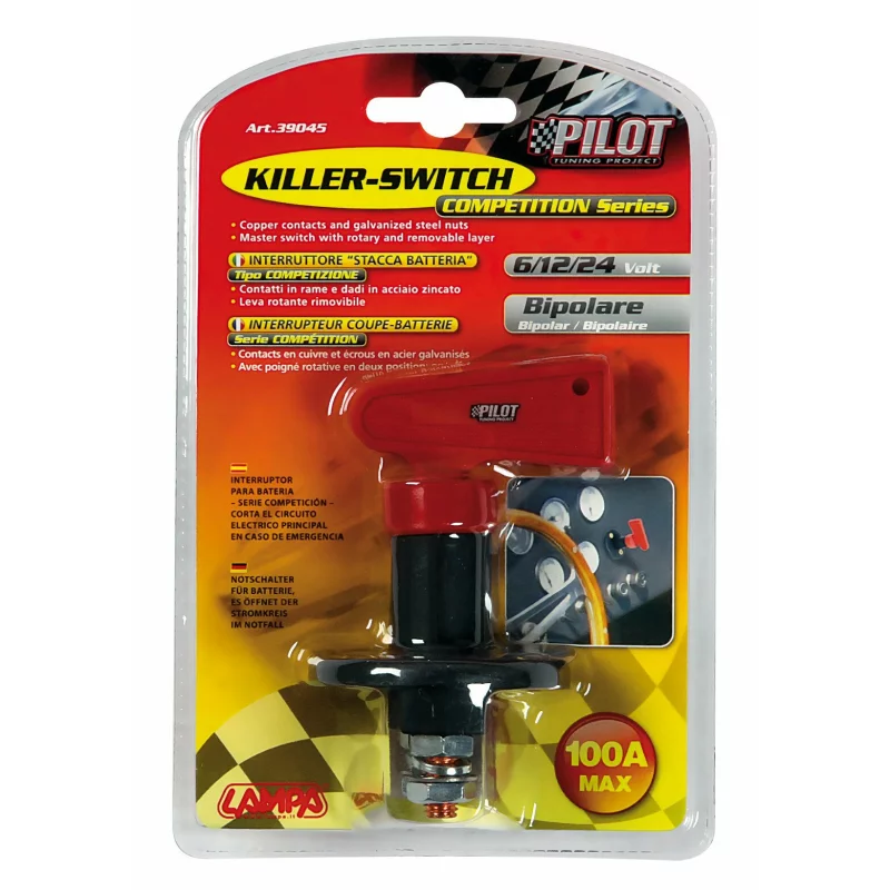 Intrerupator general curent auto 6-12-24V pentru baterie si antifurt