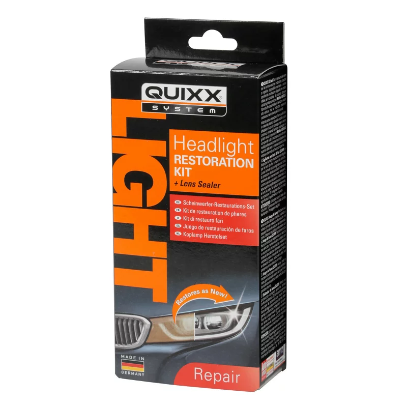 Kit restaurare faruri Quixx cu polish, finisare si protectie durabila