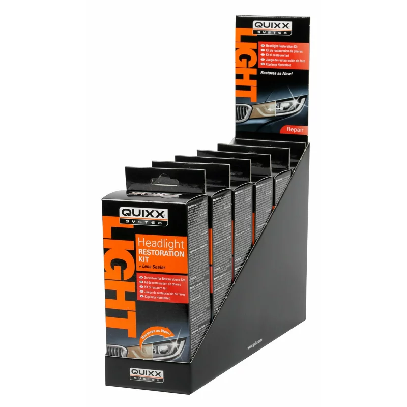 Kit restaurare faruri Quixx cu polish, finisare si protectie durabila