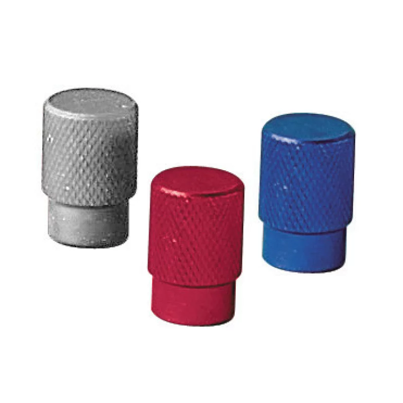 Set 4 capace valve Sport Cap din aluminiu, universale auto si bicicleta