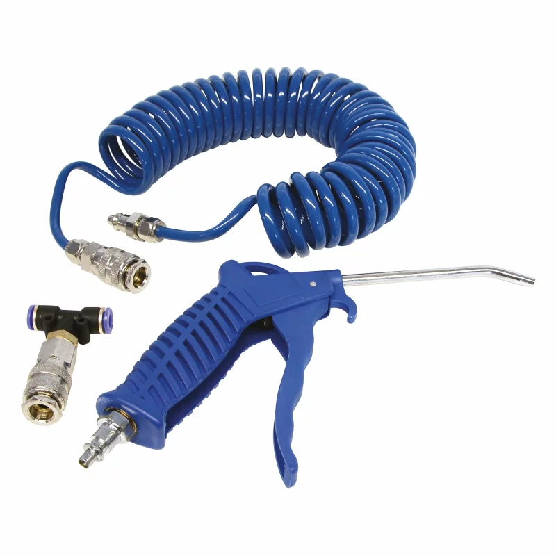 Pistol aer pentru curatarea prafului cu furtun spiralat 5 m Carpoint