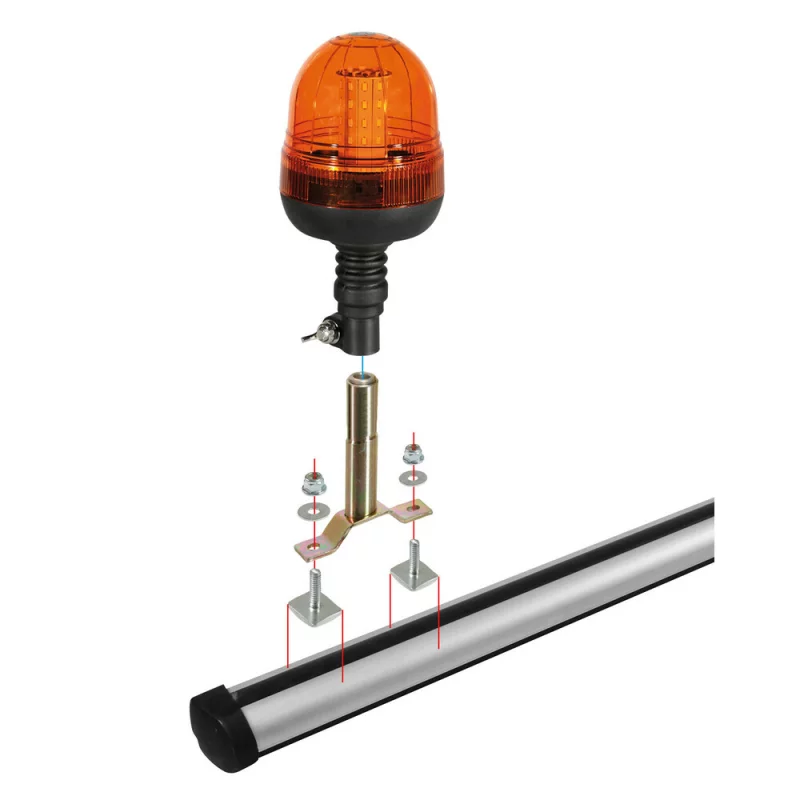 Set 2 conectori T pentru bara portbagaj aluminiu Nordrive Kargo-Plus