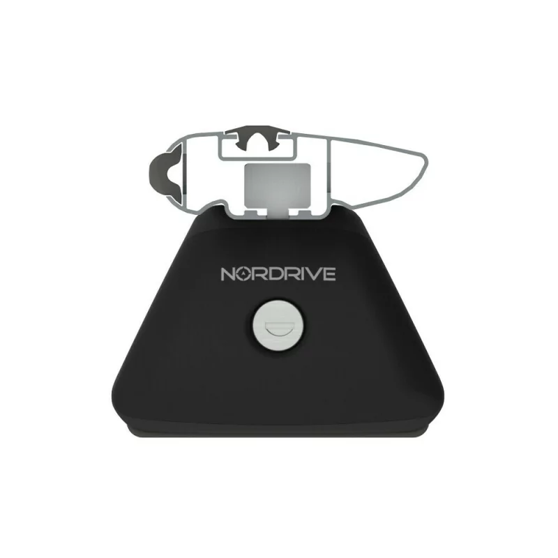 Bare portbagaj aluminiu Nordrive Silenzio In-Rail M cu picioare Evos IA