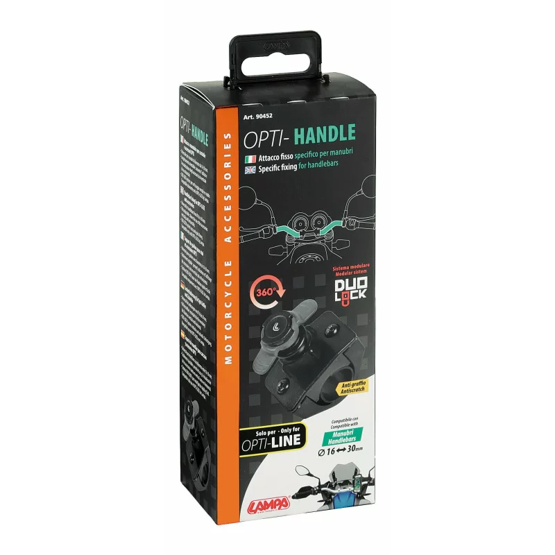 Suport fix pe ghidon Lampa Opti Handle pentru carcase telefon Opti Case