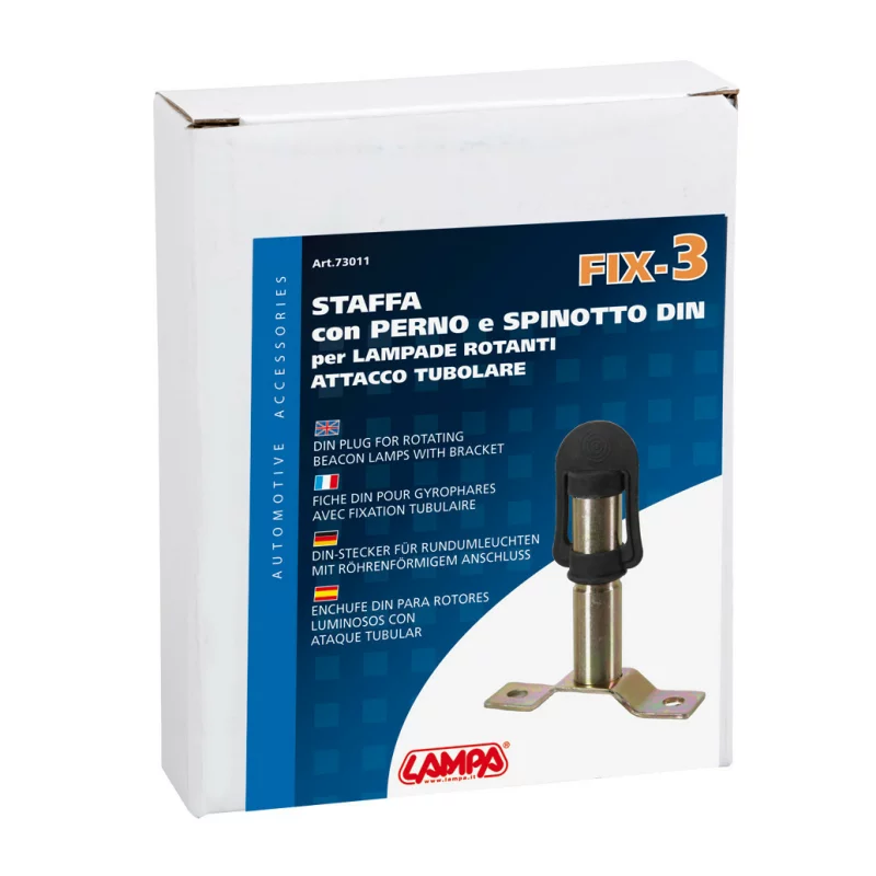 Suport pentru girofar cu priza DIN 12/24V, fixare rapida Lampa