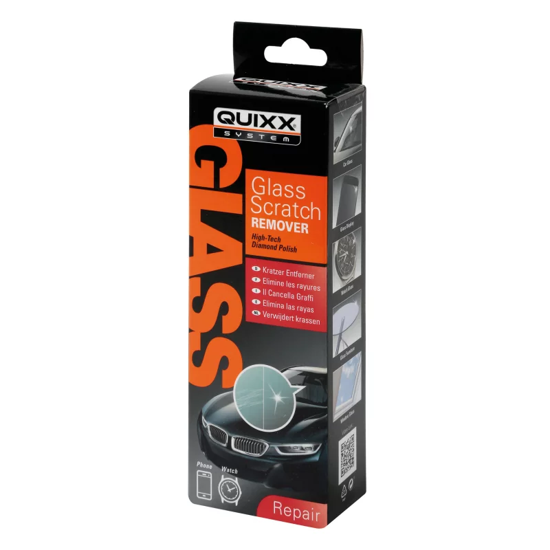 Kit Quixx pentru îndepărtarea zgârieturilor de pe sticlă auto și geamuri