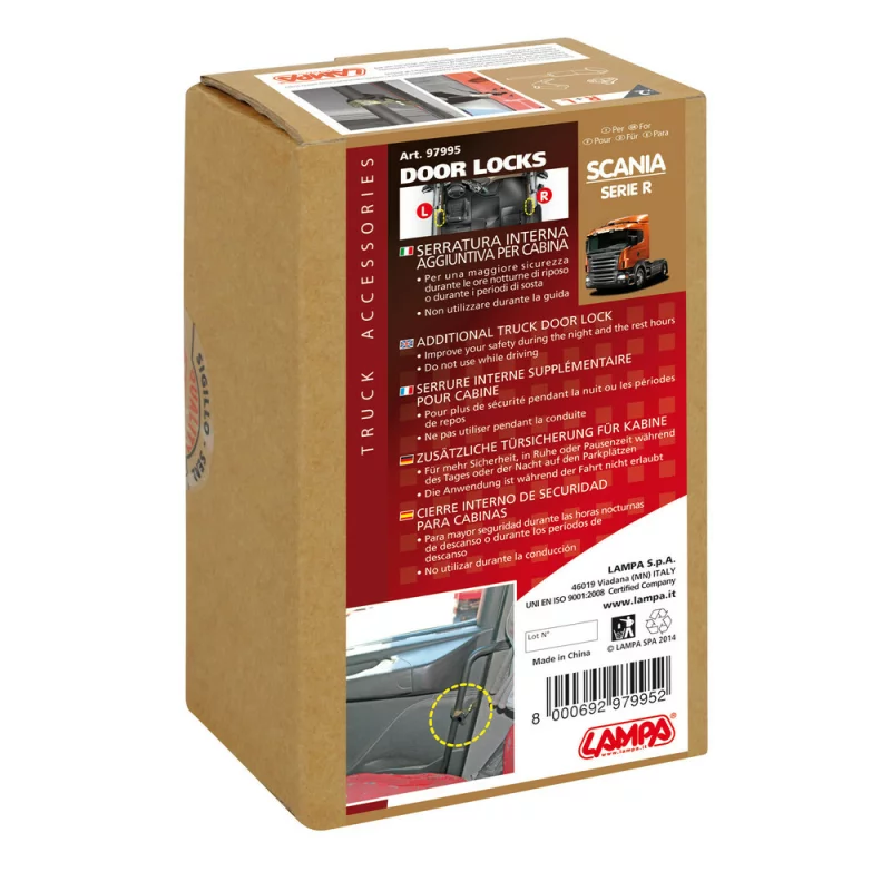 Blocatoare usi interior camion Scania R Serie 5, 6 si Streamline, set 2