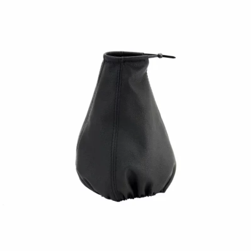 Burduf schimbător viteze din piele negru cu șnur reglabil Amio