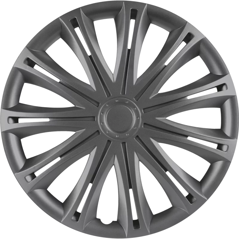 Capace roti auto 15 inch Spark grafit, set 4 buc, ABS rezistent