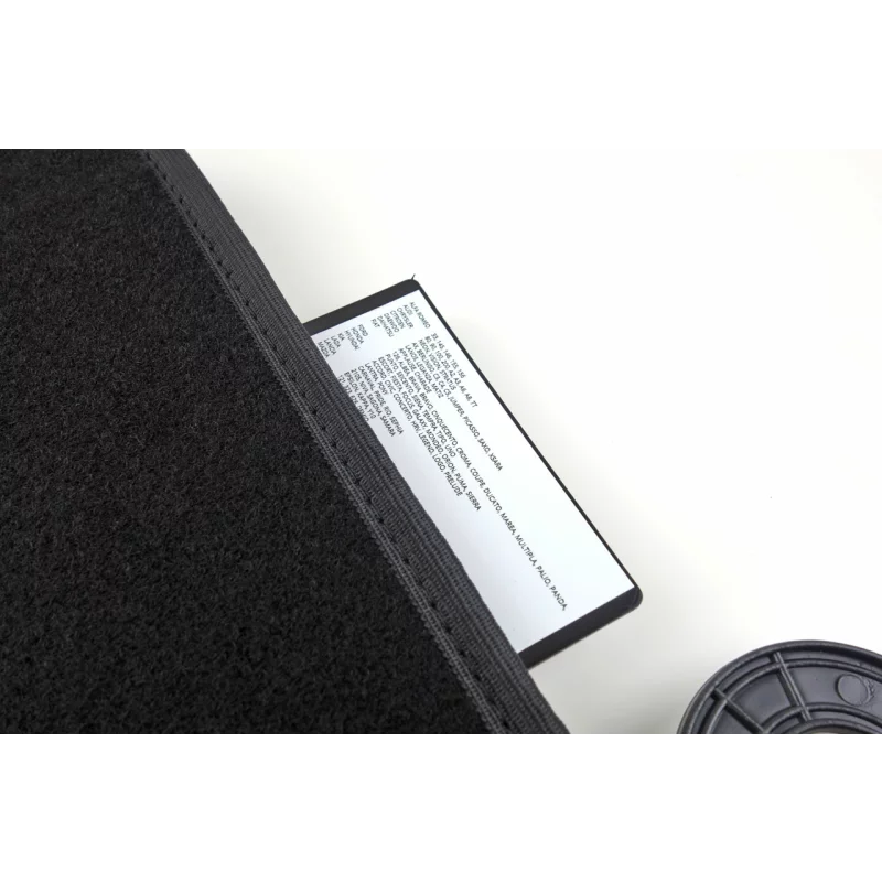 Covorase auto universale din mocheta Amio TEX-1, set 4 piese, negre