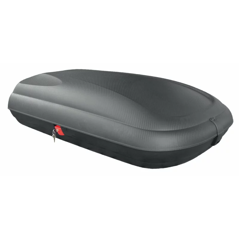 Cutie portbagaj plafon 320L Grand-Prix din polipropilena, carbon negru