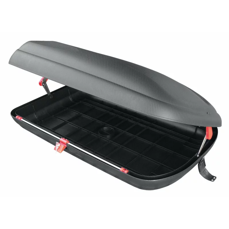 Cutie portbagaj plafon 320L Grand-Prix din polipropilena, carbon negru