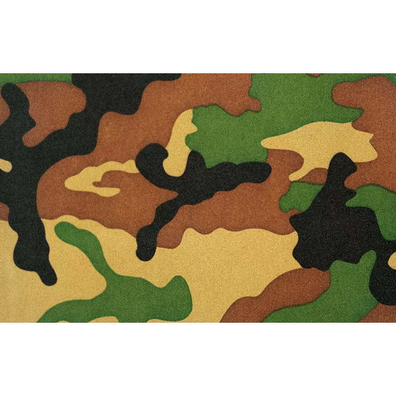 Huse universale scaun față Camouflage din poliester, set 2 bucăți