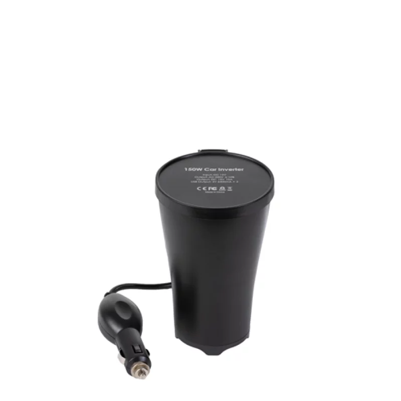 Invertor auto 12V la 220V 150W cu 2 porturi USB si priza DC