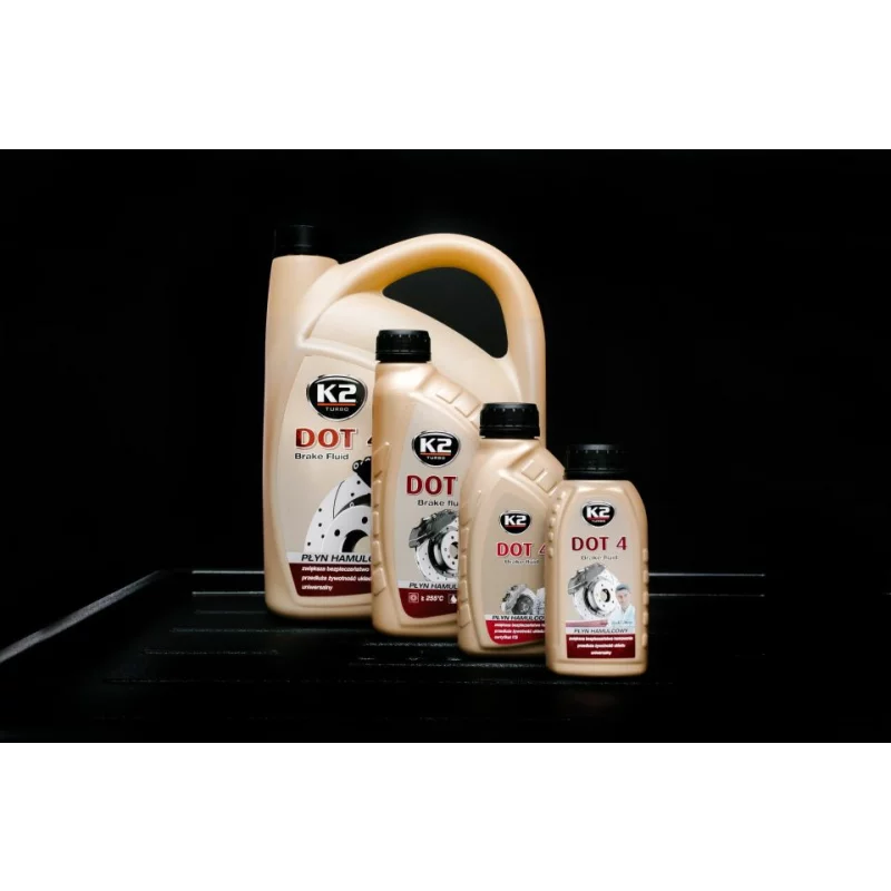 Lichid de frana K2 DOT 4 sintetic pentru frana si ambreiaj, 1L