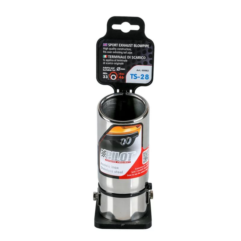 Ornament toba esapament TS-28 din inox lustruit, compatibil 33-46 mm