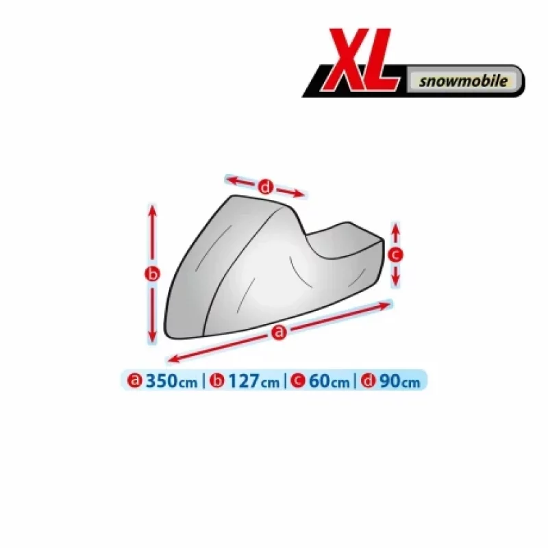 Prelată impermeabilă pentru snowmobil Mobile Garage XL 350x90x127 cm