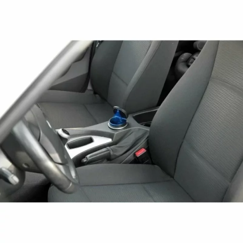 Scrumieră auto iluminată cu LED, capac și bază detașabilă, 85x95 mm