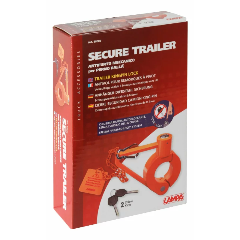 Antifurt universal pentru blocare pivot cuplare semiremorcă Secure Trailer