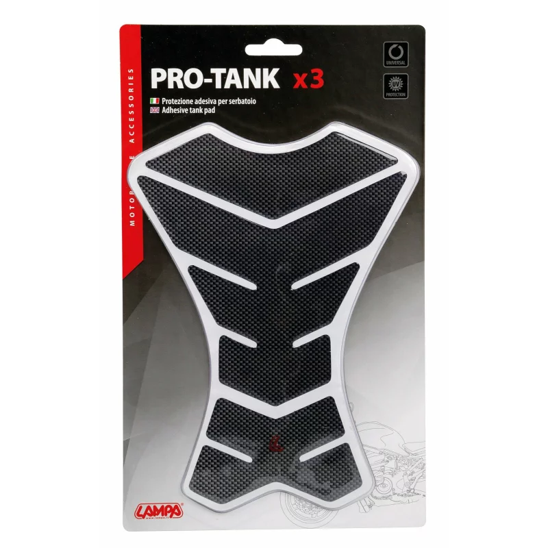 Autocolant protecție rezervor motocicletă Pro-Tank X3 carbon