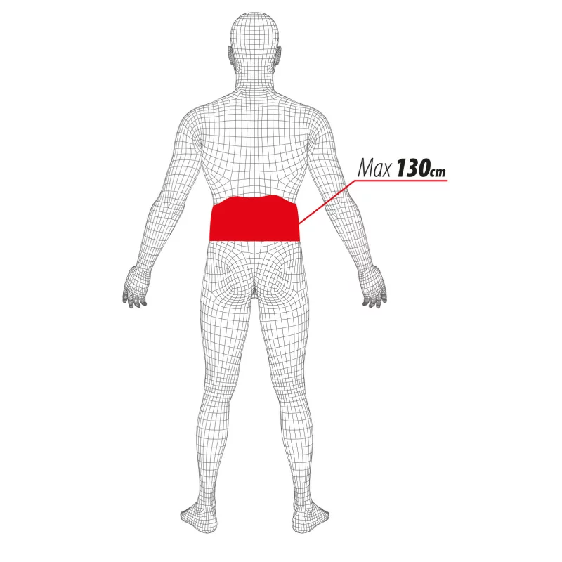 Brau lombar moto universal cu insertii rigide si captuseala moale