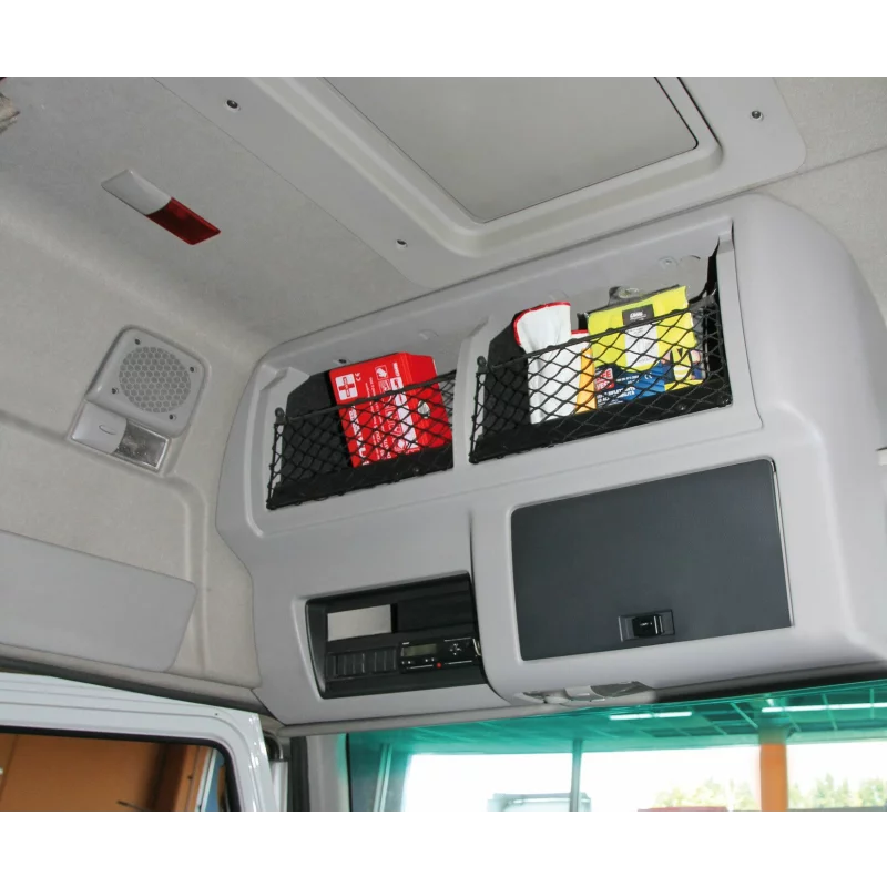 Buzunar depozitare elastic auto universal 30x18 cm, negru, Lampa