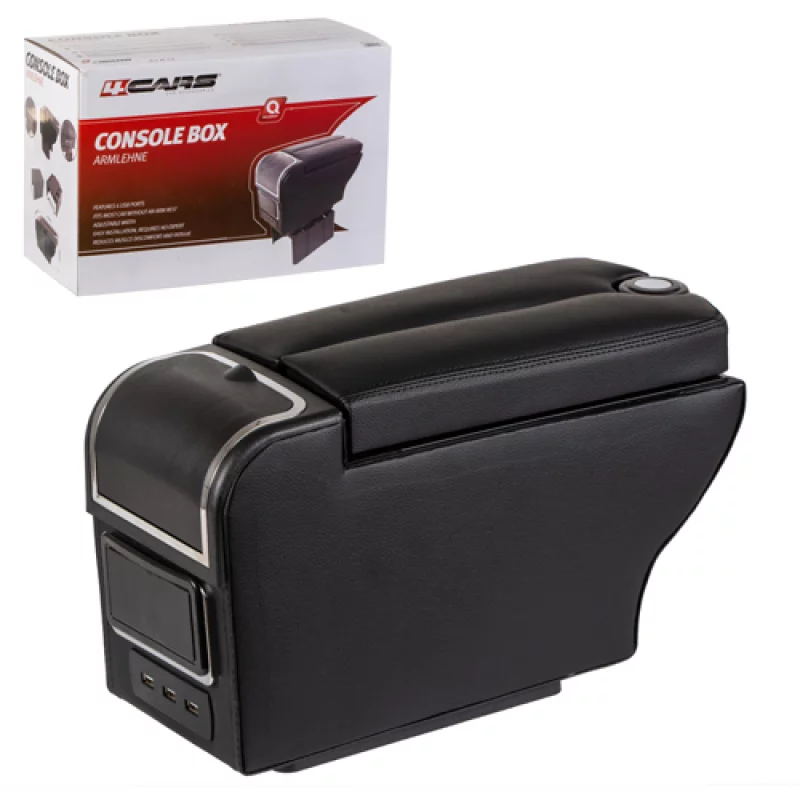 Cotiera auto multifunctionala reglabila cu 6 porturi USB 4Cars