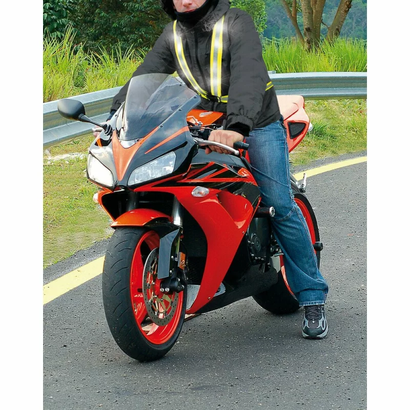 Ham reflectorizant reglabil X-Belt galben, omologat EN13356, universal