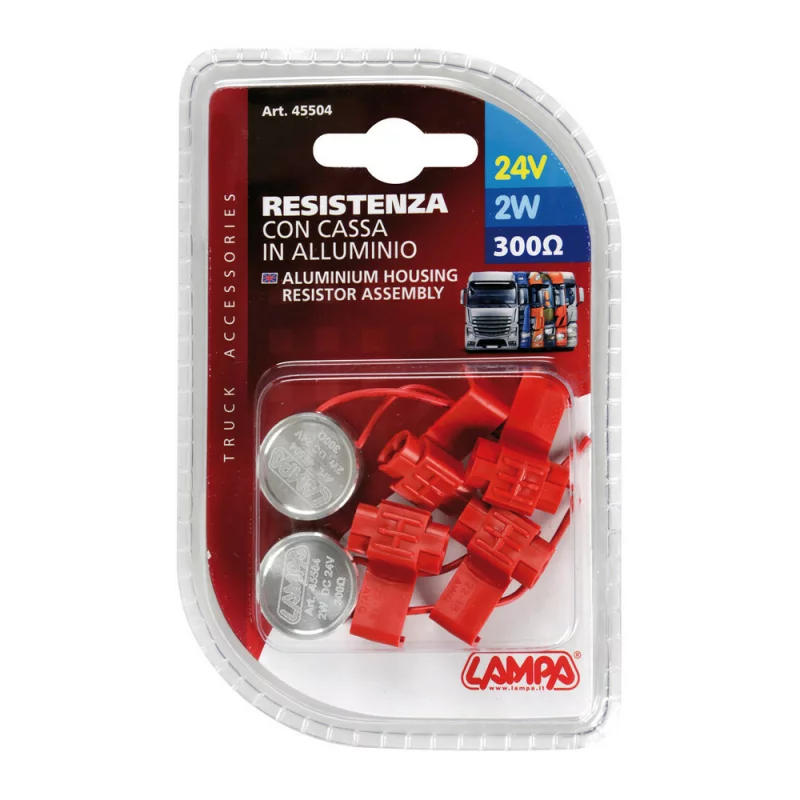 Kit anulare eroare bec ars LED 24V Canbus 300 Ohm 2W, set 2 buc