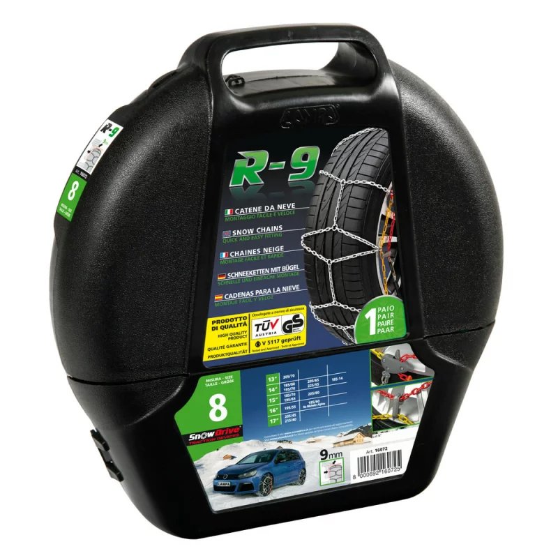 Lanțuri antiderapante auto R-9 mărimea 7, 9 mm, montare rapidă