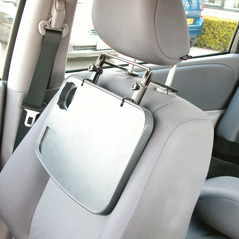 Masa auto multifunctionala pentru volan si spatar, cu suport pahar