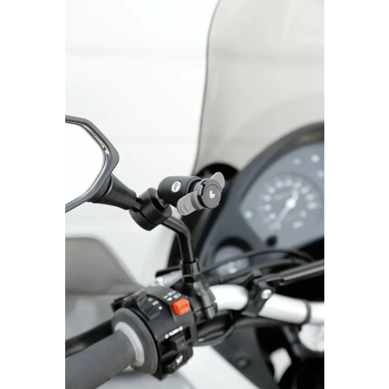 Suport telefon pentru oglindă retrovizoare moto Opti Mirror compatibil Opti Case