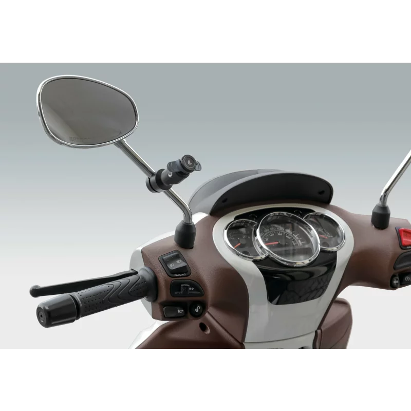 Suport telefon pentru oglindă retrovizoare moto Opti Mirror compatibil Opti Case