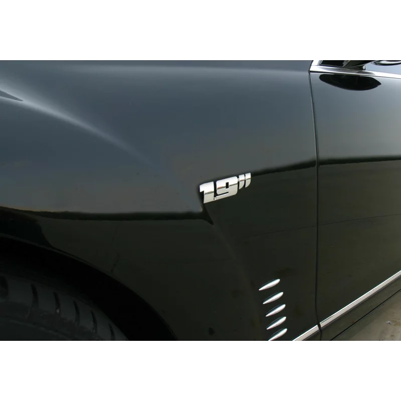 Autocolant 3D crom pentru jantă 15 inch, cu adeziv 3M