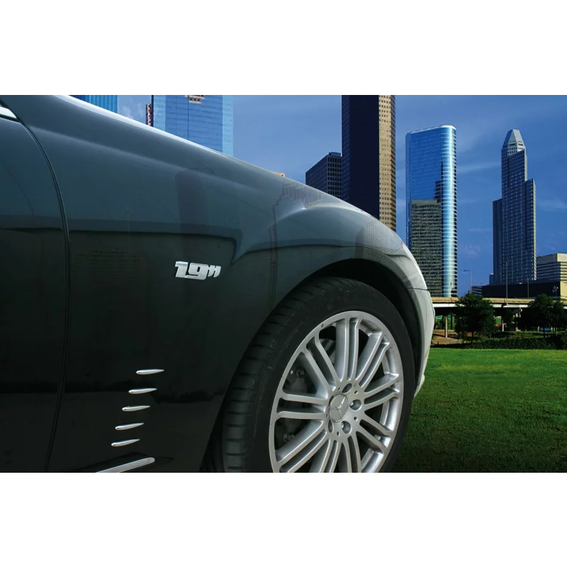 Autocolant 3D crom pentru jantă 15 inch, cu adeziv 3M