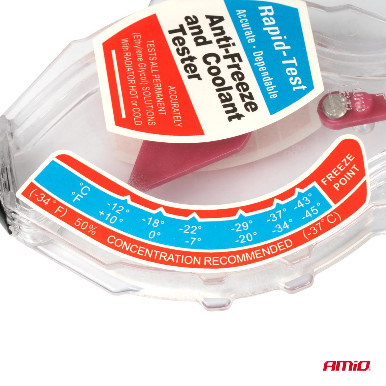 Tester antigel si lichid de racire auto, hidrometru AMIO