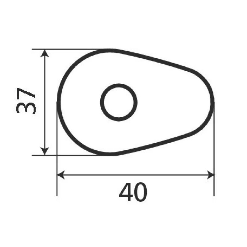 Adaptoare pentru lampi de semnalizare motocicleta Yamaha, negre, set 2 buc