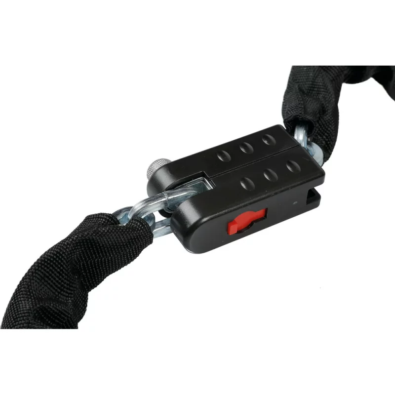 Antifurt lant moto cu lacat din otel calit Snake, 100 cm, Lampa