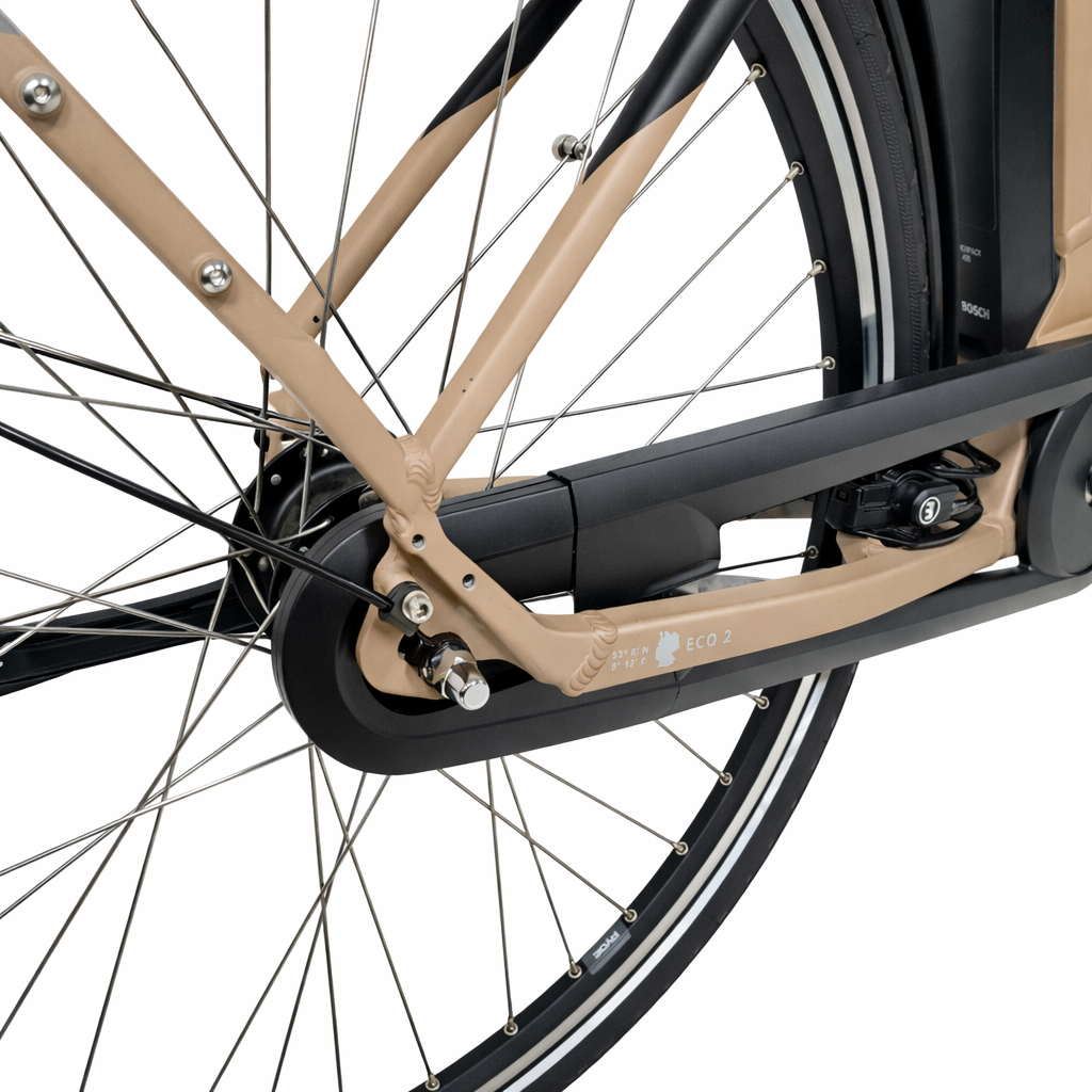 Bicicleta electrica Oras Kreidler Lady - 28 inch, M, Crem Ultimate FactoryBikes