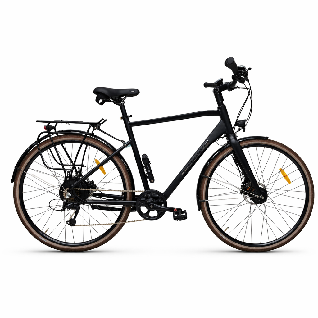 Bicicleta electrica Trekking Prophete 51581 - 28 inch, XL, Negru Ultimate FactoryBikes