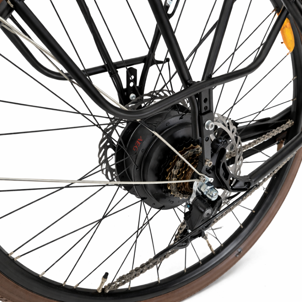 Bicicleta electrica Trekking Prophete 51581 - 28 inch, XL, Negru Ultimate FactoryBikes