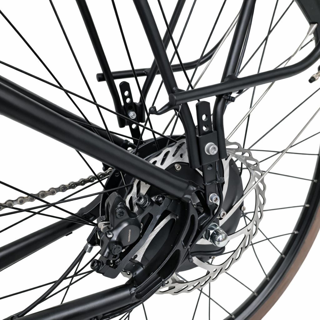 Bicicleta electrica Trekking Prophete 51581 - 28 inch, XL, Negru Ultimate FactoryBikes