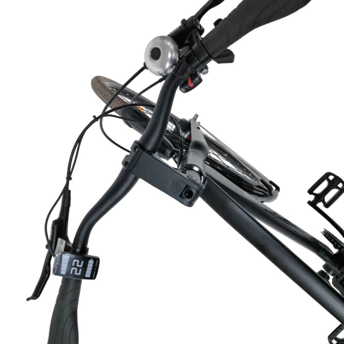 Bicicleta electrica Trekking Prophete 51581 - 28 inch, XL, Negru Ultimate FactoryBikes