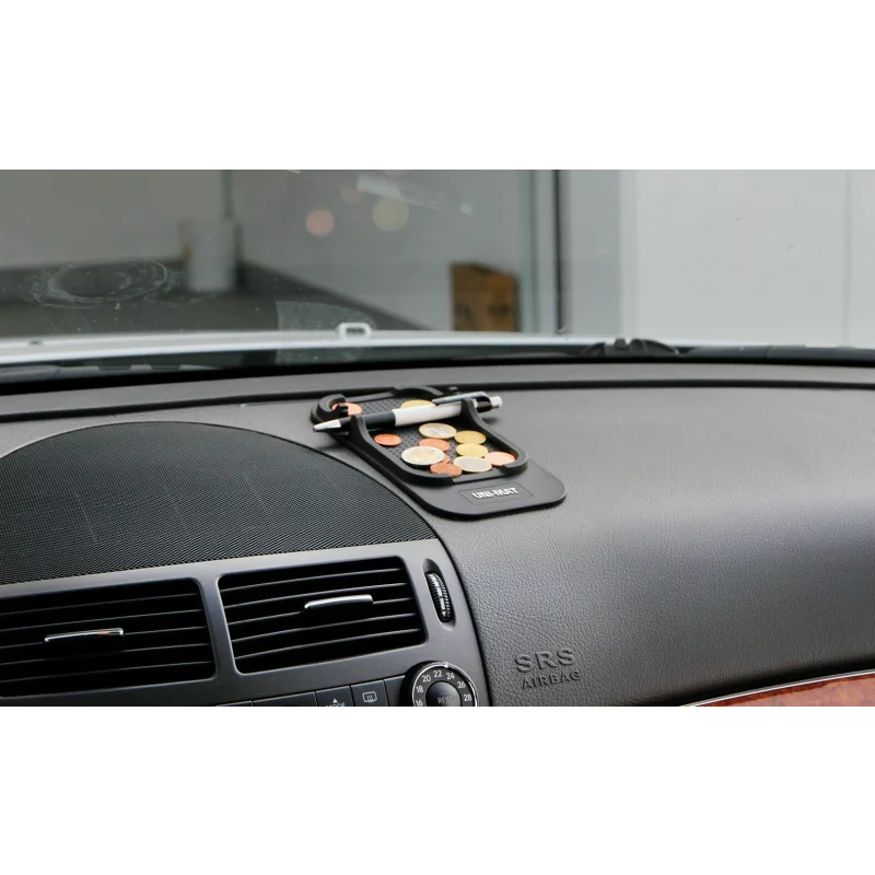 Covoras antialunecare pentru bord auto cu suport telefon Uni-Mat 185x95 mm