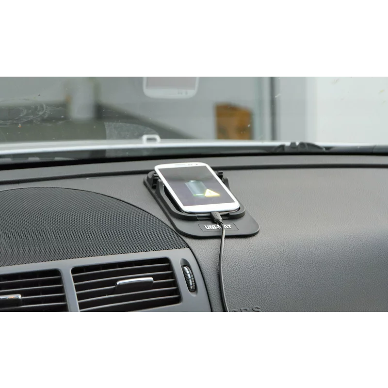 Covoras antialunecare pentru bord auto cu suport telefon Uni-Mat 185x95 mm
