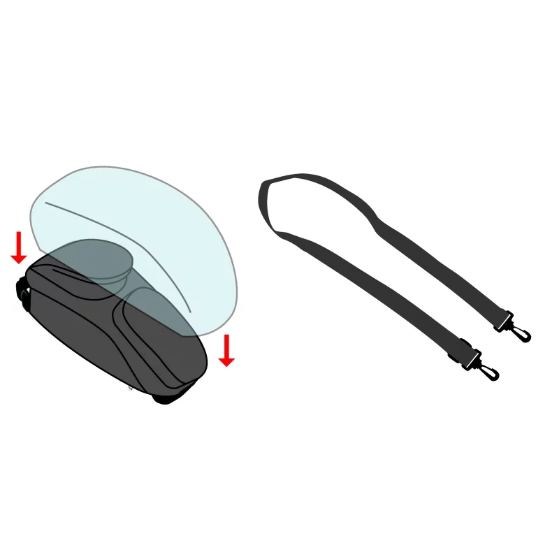 Geantă moto cu fixare magnetică pe rezervor, Cordura, 5L, Speed Tour