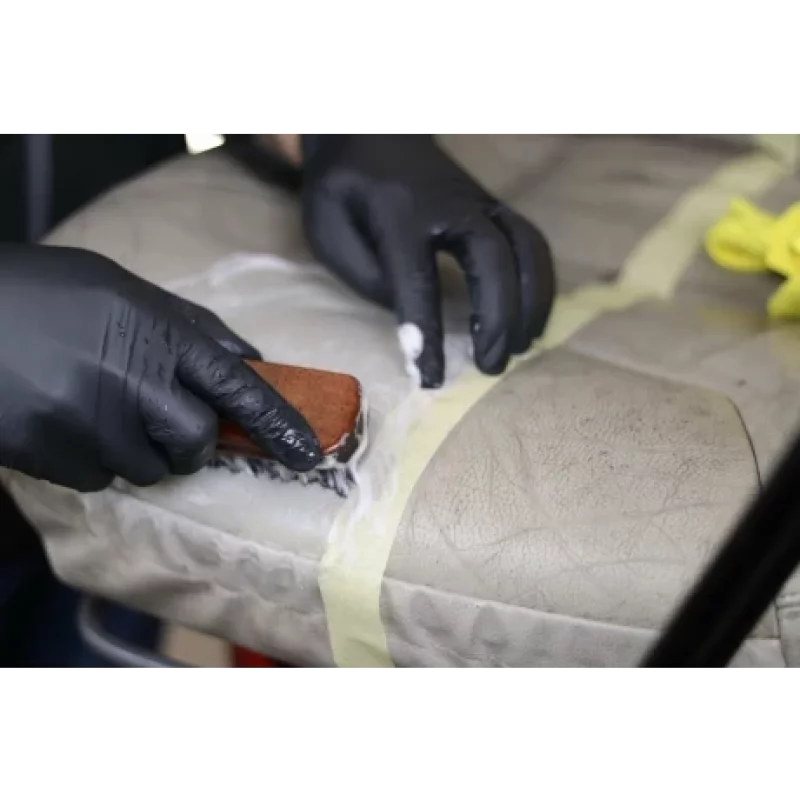 Kit curatare si intretinere piele auto K2 Auron Strong, 4 piese