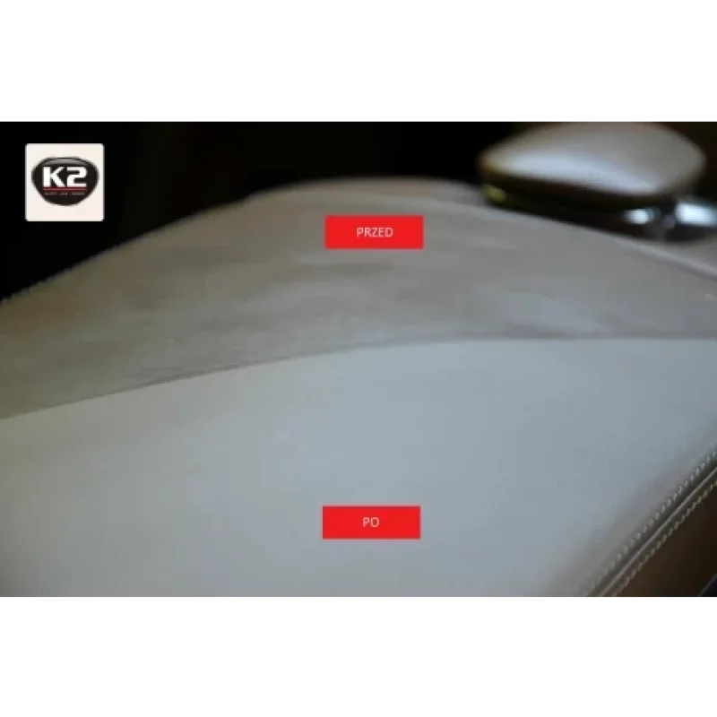 Kit curatare si intretinere piele auto K2 Auron Strong, 4 piese