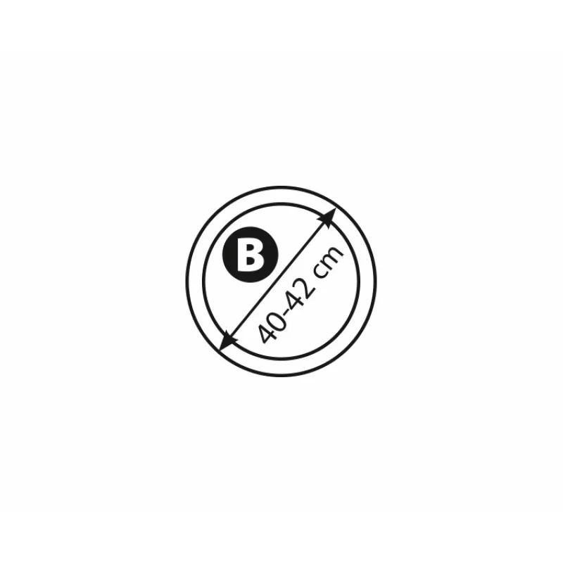 Manson volan din piele naturala pentru furgoneta, 40-42 cm, negru