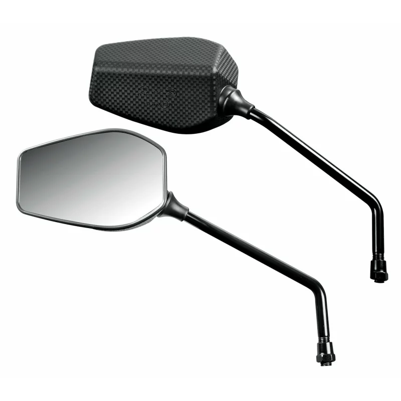 Oglinzi retrovizoare motocicletă Fender, carbon, M10x1,25, set 2 buc